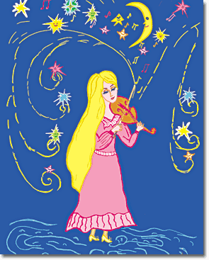 Волшебная скрипка - фрагмент из книги для детей о музыке